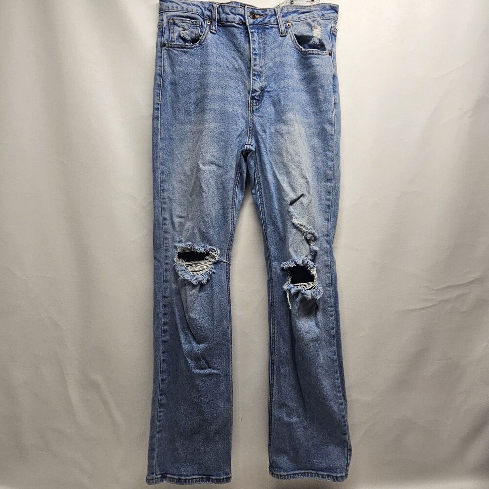 Fashion Nova Stretch Jeans Size 13 Blue Denim ZDN11783  31 Inseam RN149052